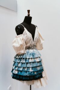 Dress created by a student